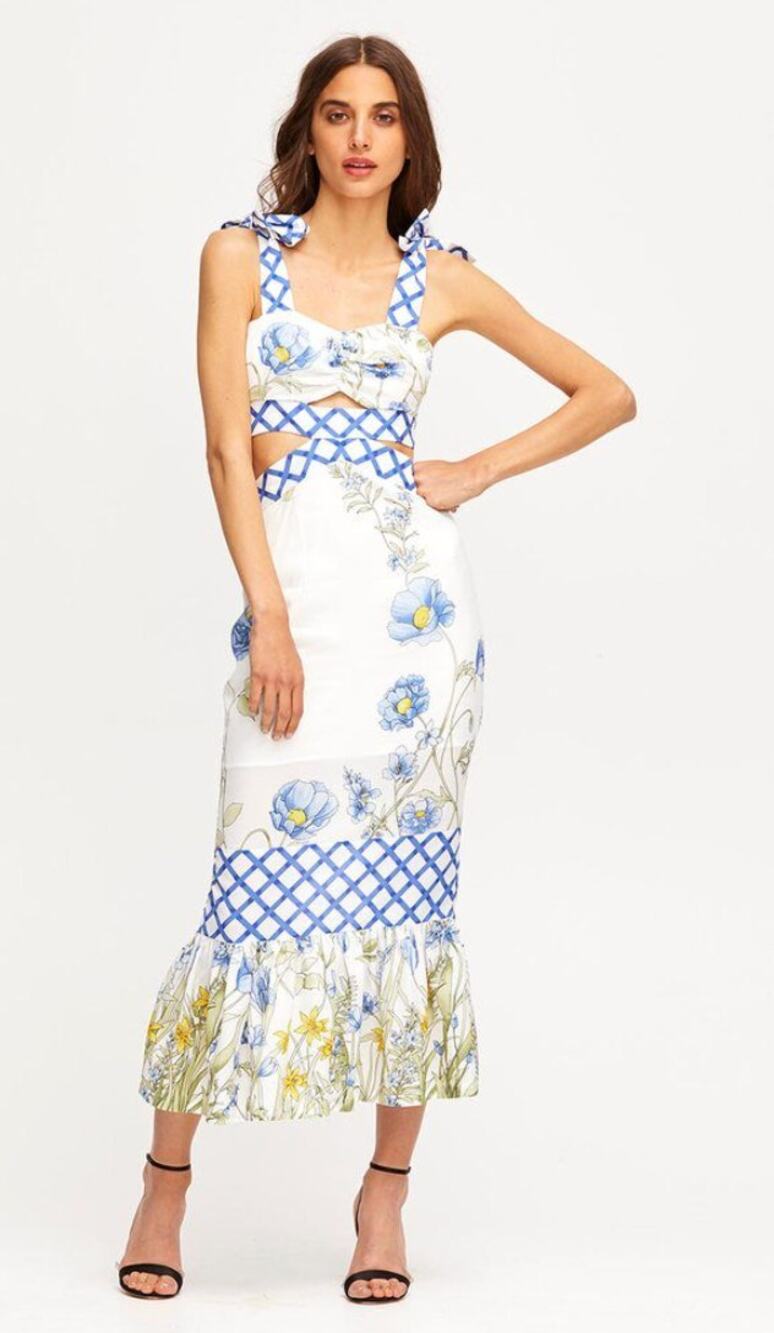 Alice McCall 2 Flower Girl Dress White blue